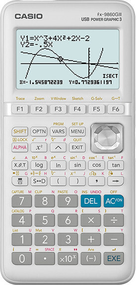 Casio FX-9860GIII калькулятор Карман Графический Белый