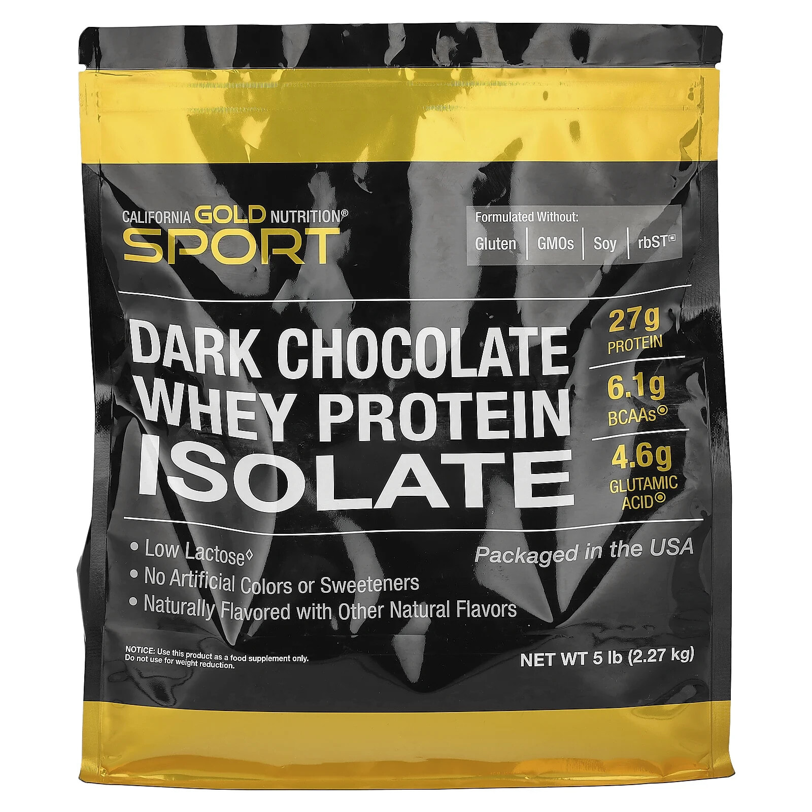 California Gold Nutrition, 100% Whey Protein Isolate, Very Vanilla Flavor, 2 lbs (907 g)
