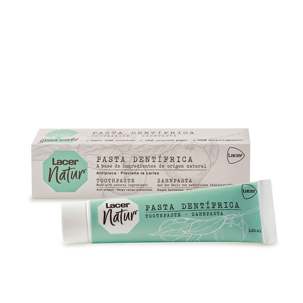 Lacer Natur Pasta Dentfrica Натуральная зубная паста против зубного налета и кариеса 100 мл