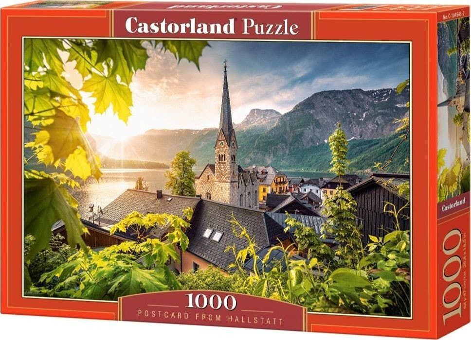 Castorland Puzzle 1000 Pocztówka z Hellstatt CASTOR