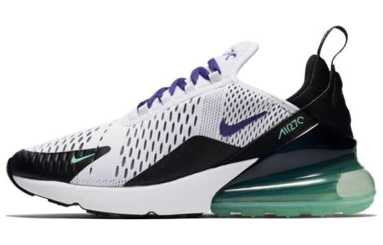 Nike Air Max 270 低帮 跑步鞋 女款 黑白绿 气垫运动 / Кроссовки Nike Air Max 270 ah6789-103