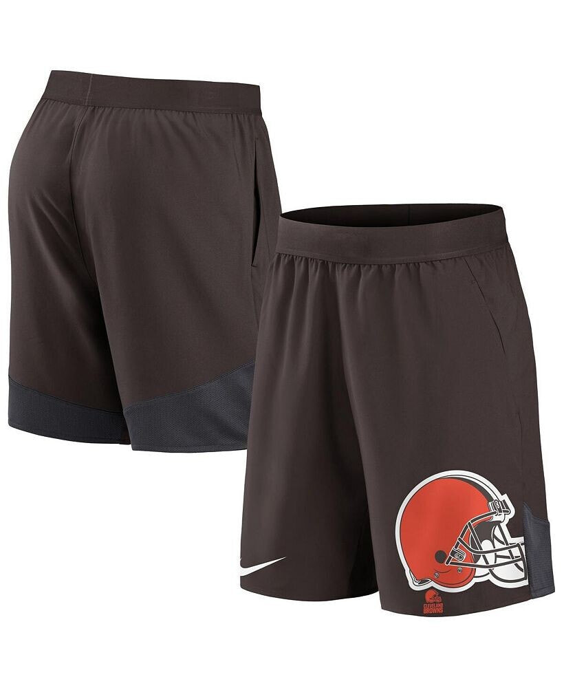 Nike men's Brown Cleveland Browns Stretch Performance Shorts