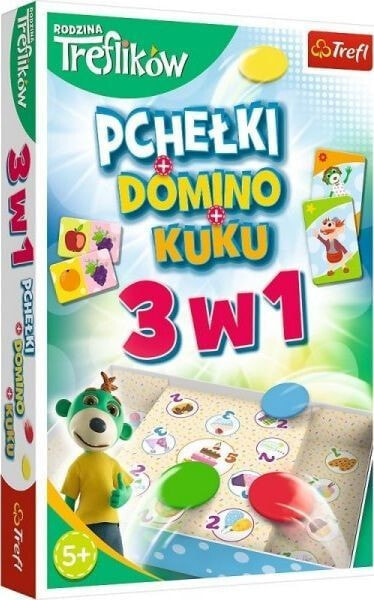 Trefl The game of dominoes cuckoo 3in1