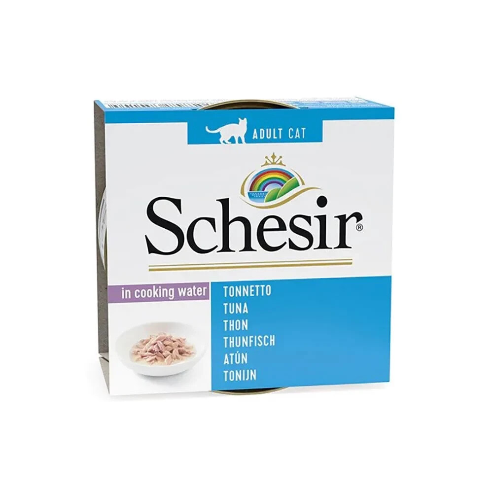 SCHESIR In cooking water tuna wet cat food 85g