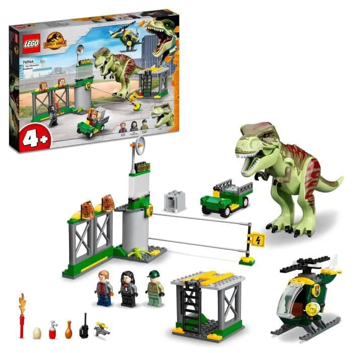 Конструктор LEGO Jurassic World Побег тираннозавра T-Рекса 76944