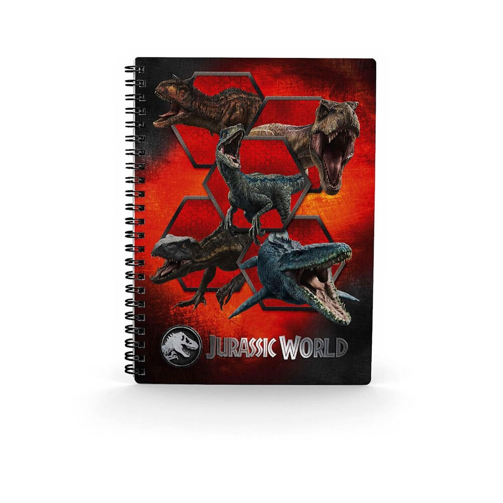 SD TOYS Carnivorous Jurassic World Notebook 3D