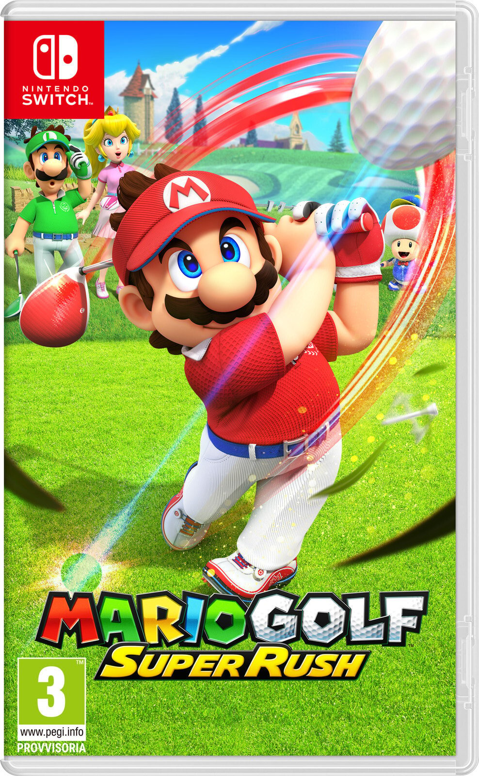Nintendo Mario Golf: Супер Пик, Переключатель Nintendo, Многопользовательский режим, RP (Рейтинг в ожидании)