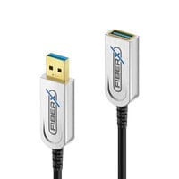 PureLink FiberX FX-I650-003 - 3 m - USB A - USB A - USB 3.2 Gen 1 (3.1 Gen 1) - 10000 Mbit/s - Black - Silver