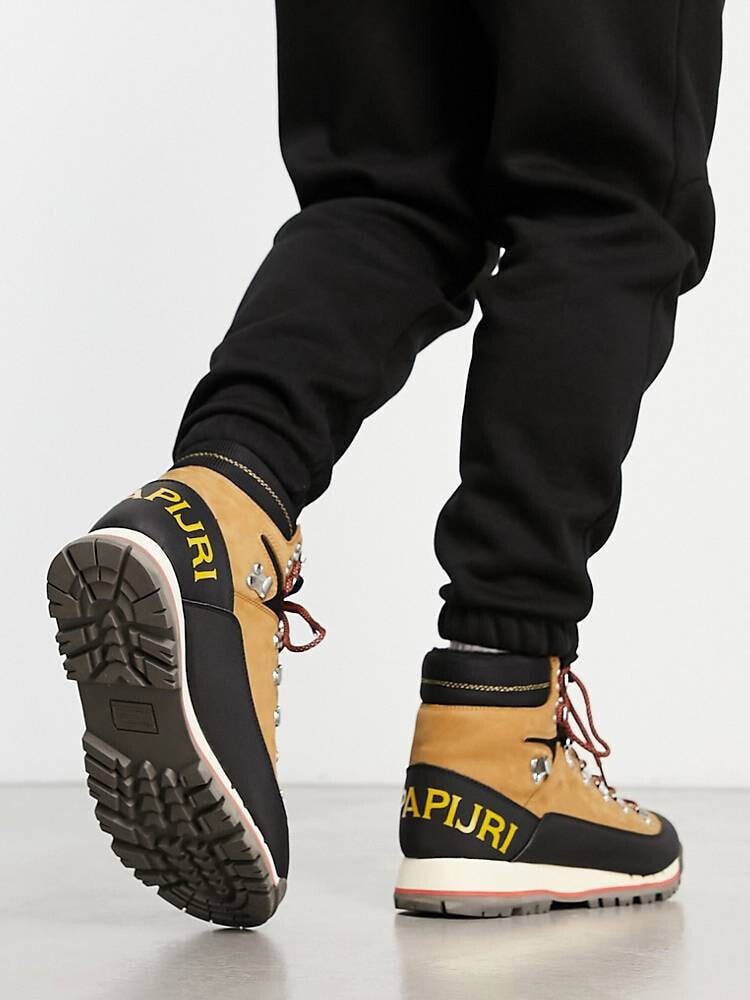 Napapijri rock boots in beige nubuck leather спортивная одежда  V67816349Размер: MW 9 купить по выгодной цене от 27941 руб. в  интернет-магазине market.litemf.com с доставкой