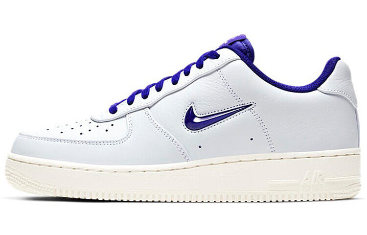 Nike Air Force 1 Low Jewel Home & Away Grey 刮刮乐 低帮 板鞋 男款 白蓝 / Кроссовки Nike Air Force 1 Low Jewel Home Away Grey CK4392-100