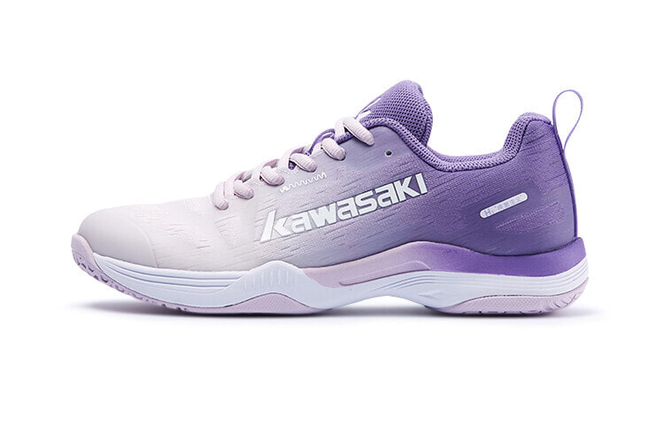 Kawasaki Kings Series Badminton Shoes Unisex Low-Top Purple