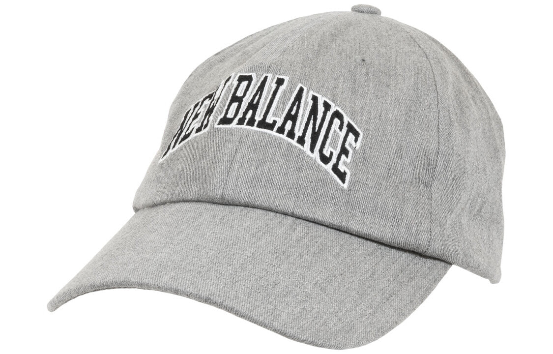 New Balance 刺绣Logo棒球帽 灰色 / New Balance LAH03010AG