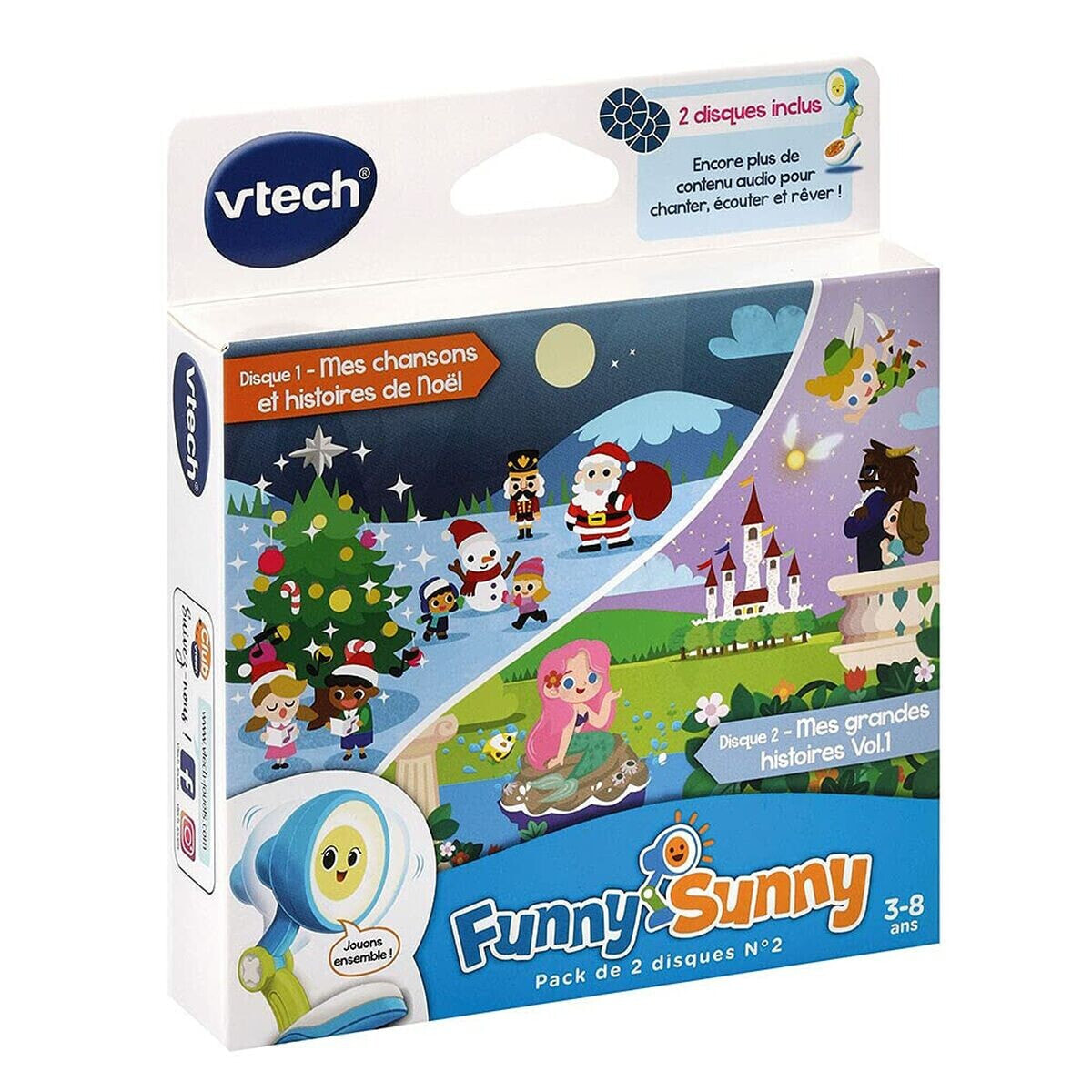 Interactive Toy for Babies Vtech Funny Sunny - Pack 2 Discs N ° 2 (FR)