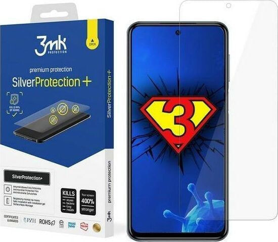 3MK 3MK Silver Protect + Xiaomi Redmi Note 10 Pro, Wet Mount Antimicrobial Film
