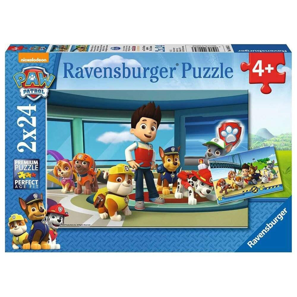 RAVENSBURGER Double Canine Patrol 2x24 Pieces Puzzle