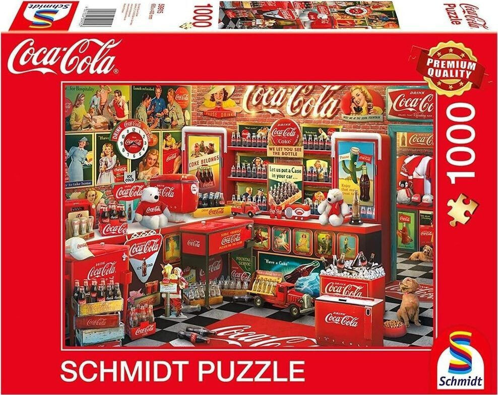 Schmidt Spiele Puzzle PQ 1000 Coca-Cola Nostalgia G3