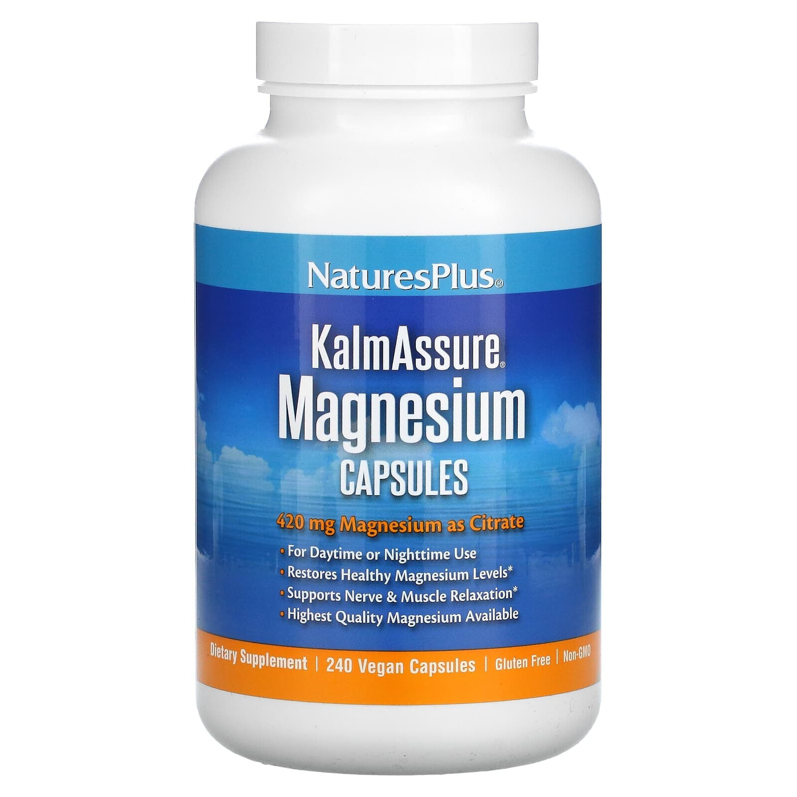 KalmAssure, Magnesium, 420 mg, 240 Vegan Capsules (105 mg per Capsule)