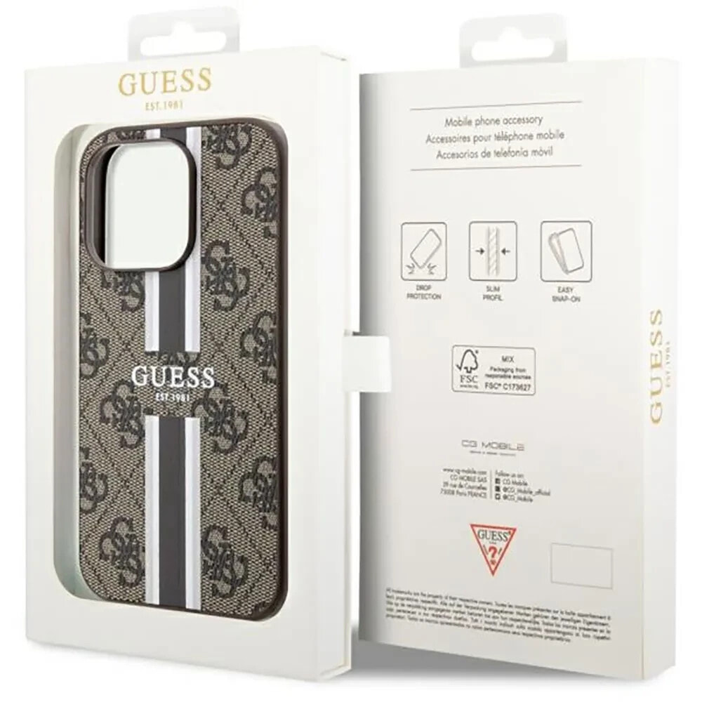 GUESS Guhmp14Lp4Rpsw iPhone 14 Pro 6.1 4G Printed Stripes phone case