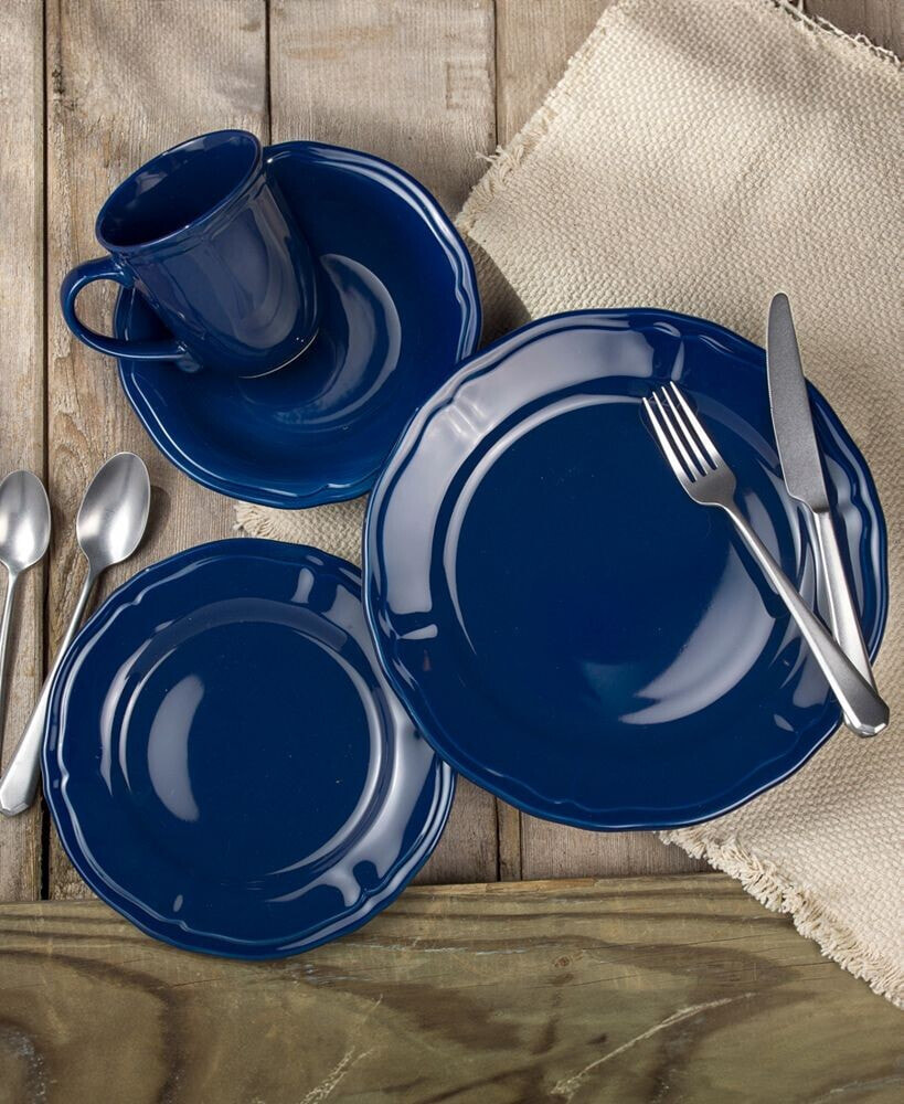 Euro Ceramica siena 16 Piece Dinnerware Set, Service for 4