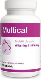 Витамины и добавки для кошек и собак Dolfos DOLFOS DOLVIT MULTICAL 90 TAB.
