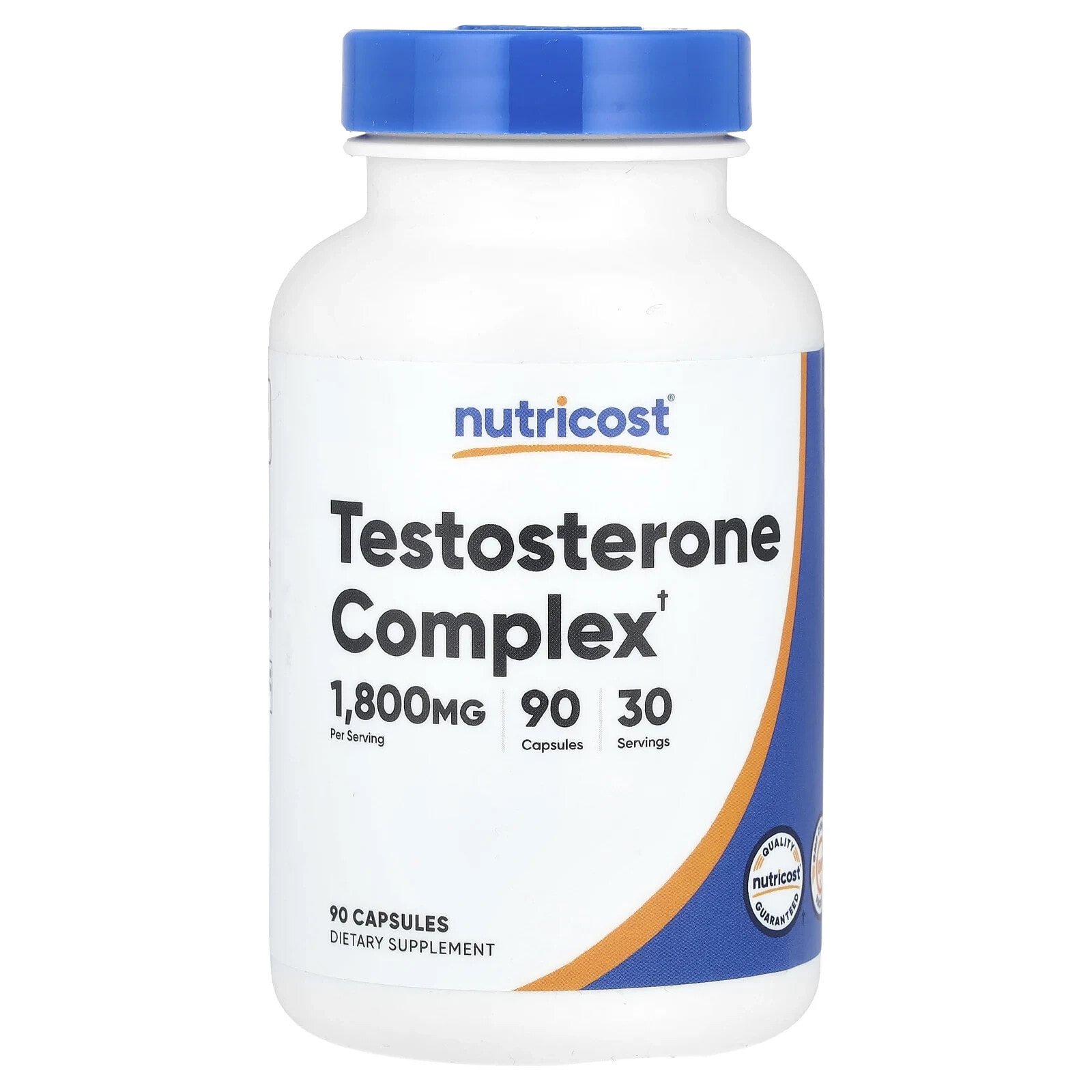 Testosterone Complex, 1,800 mg, 90 Capsules (600 mg per Capsule)