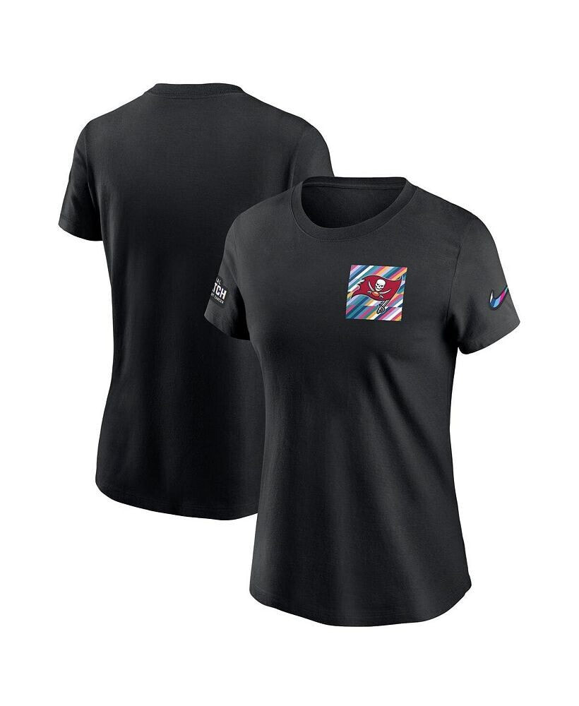 Nike women's Black Tampa Bay Buccaneers 2023 NFL Crucial Catch Sideline Tri-Blend T-shirt