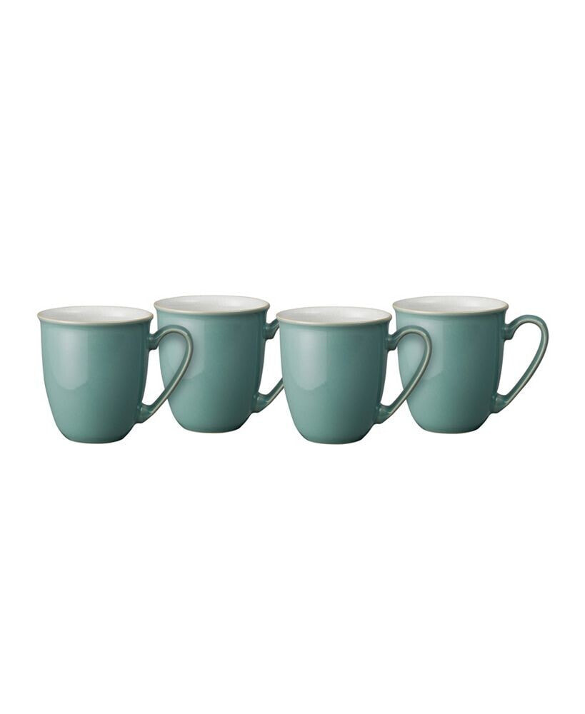 Denby elements Coffee Beaker Mug Set of 4, Service for 4