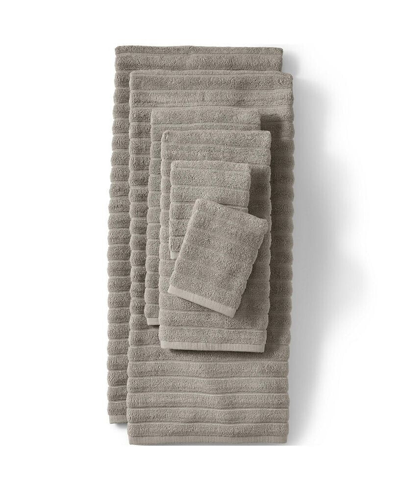 Lands' End organic Cotton Rib 6-Piece Towel Set