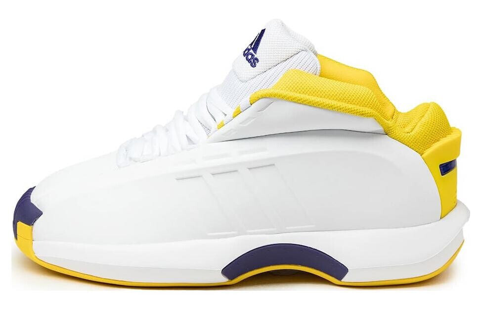 adidas Crazy 1 Lakers Home 减震防滑耐磨 低帮 复古篮球鞋 男款 白紫 / Кроссовки Adidas Crazy 1 Lakers Home GY8947