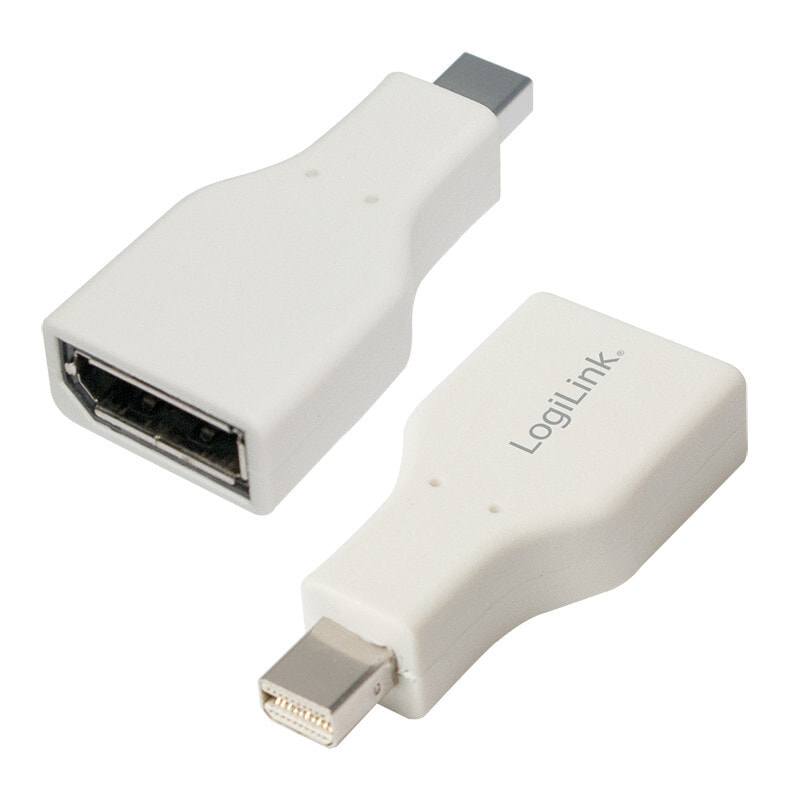 LogiLink CV0110 кабельный разъем/переходник Mini Displayport DisplayPort Серый
