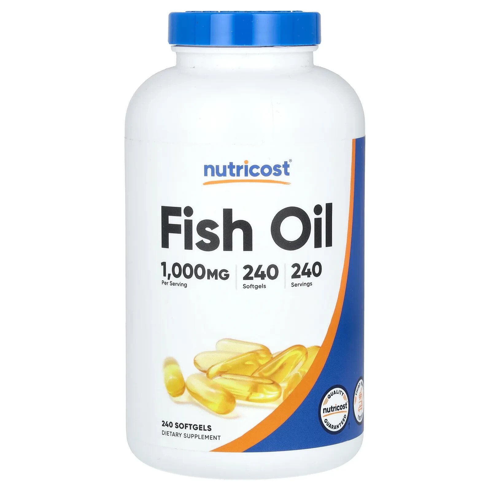 Fish Oil, 1,000 mg , 240 Softgels