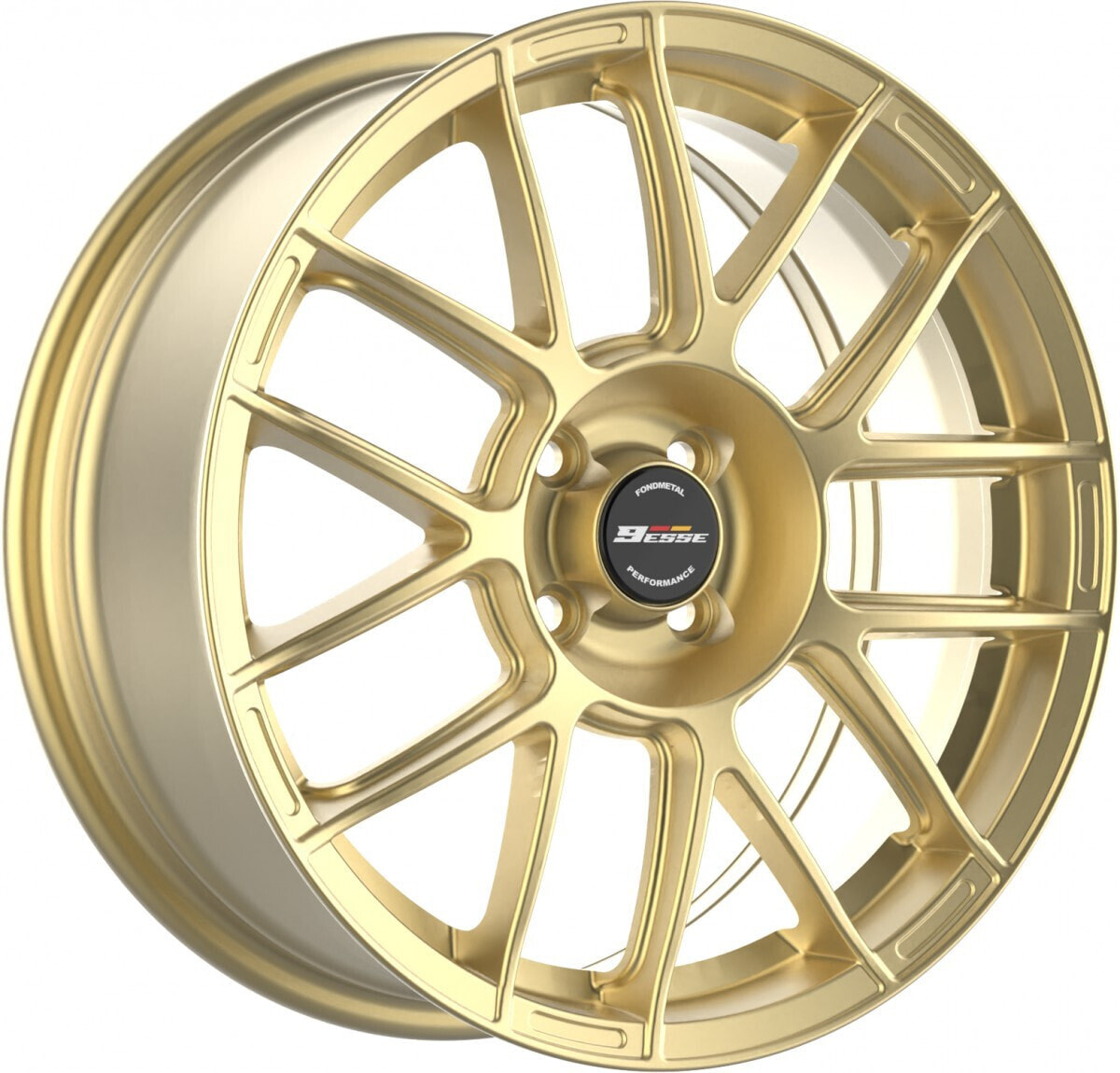 Колесный диск литой Fondmetal 9ESSE glossy gold 7x17 ET35 - LK4/98 ML58.1