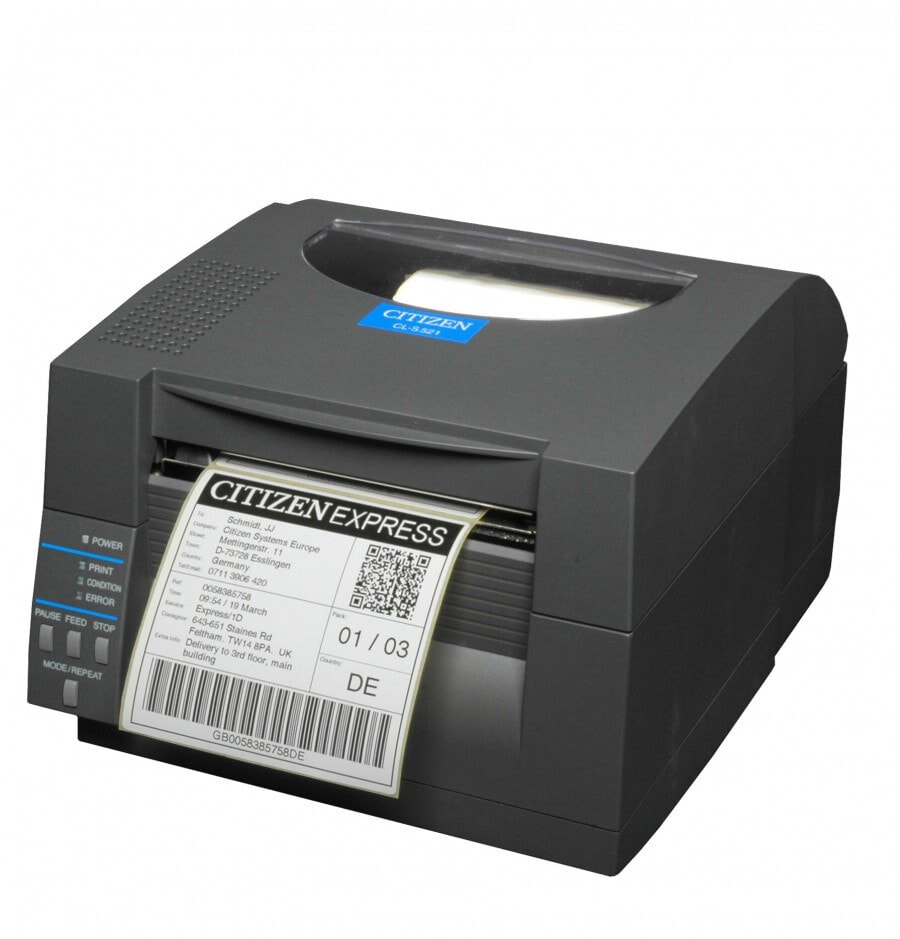 Citizen CL-S521II принтер этикеток Прямая термопечать 203 x 203 DPI Проводная CLS521IINEBXX