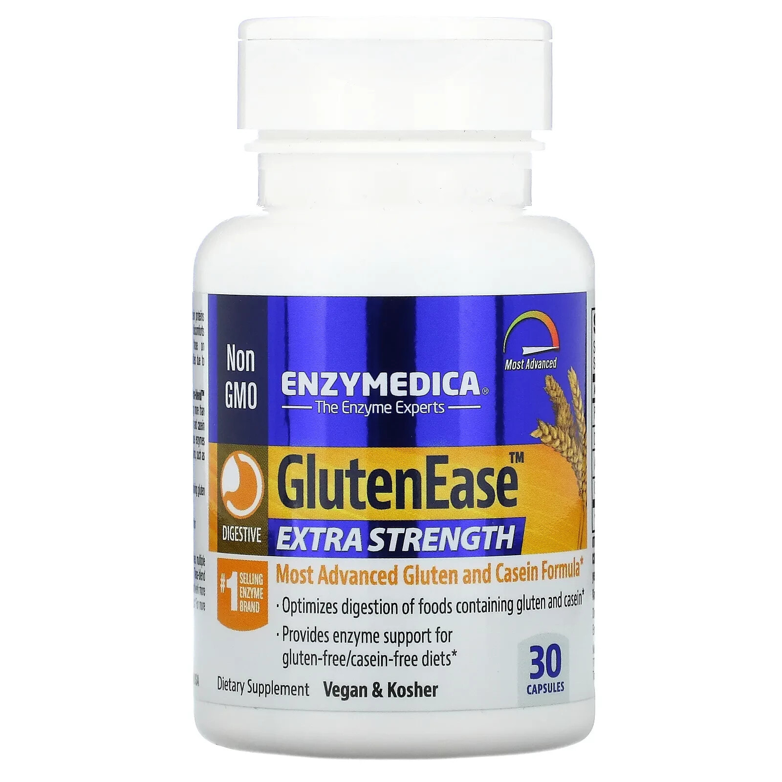 Энзаймедика, GlutenEase, 120 капсул