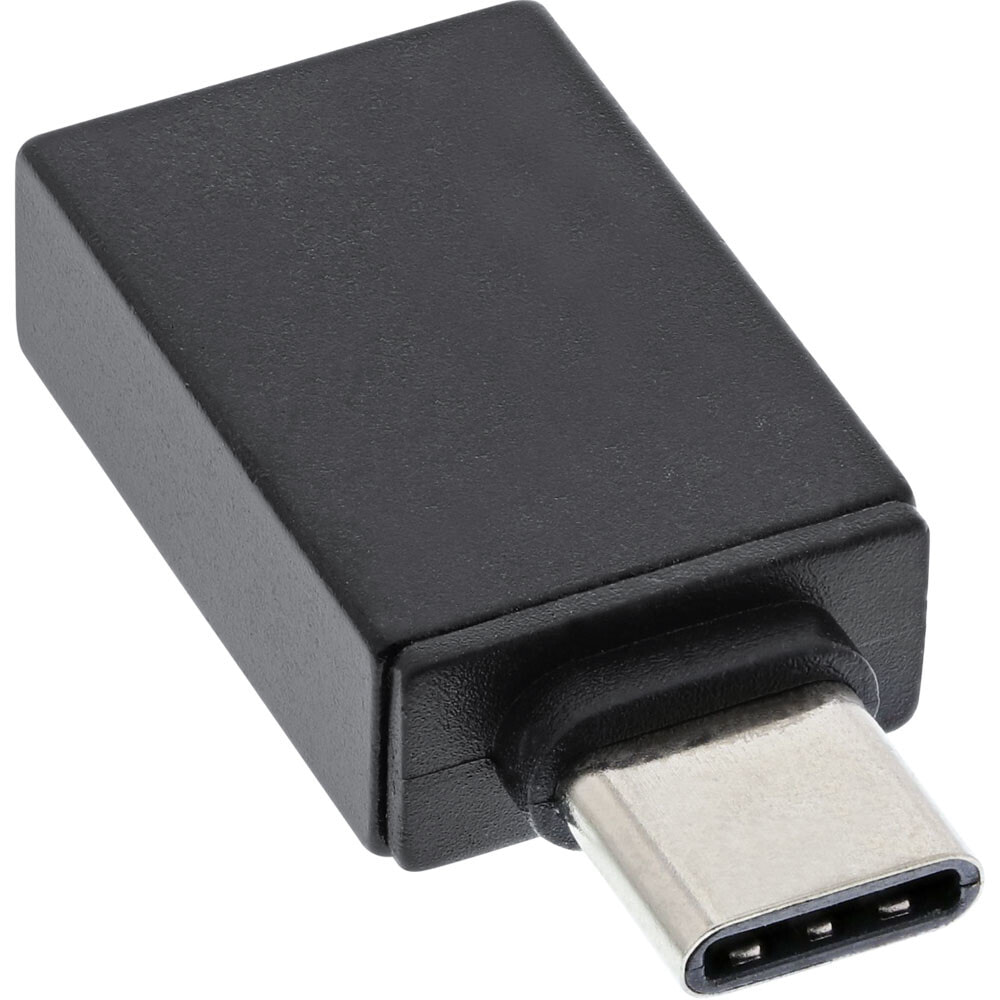 InLine 35805 кабельный разъем/переходник USB 3.1 C USB 3.1 A Черный