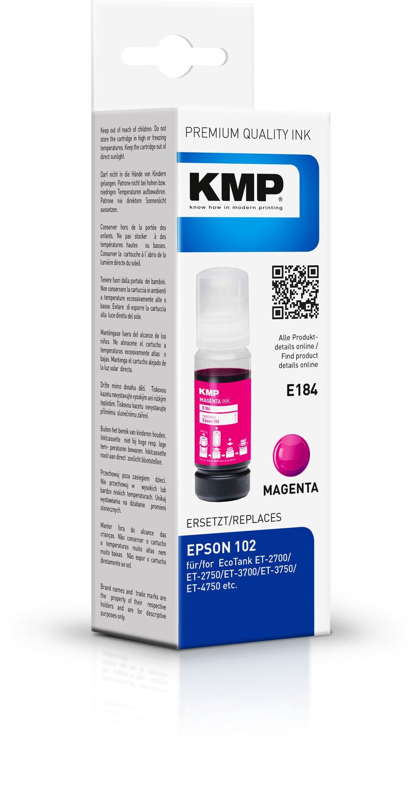 KMP E184 - 70 ml - 6000 pages - 1 pc(s) - Single pack