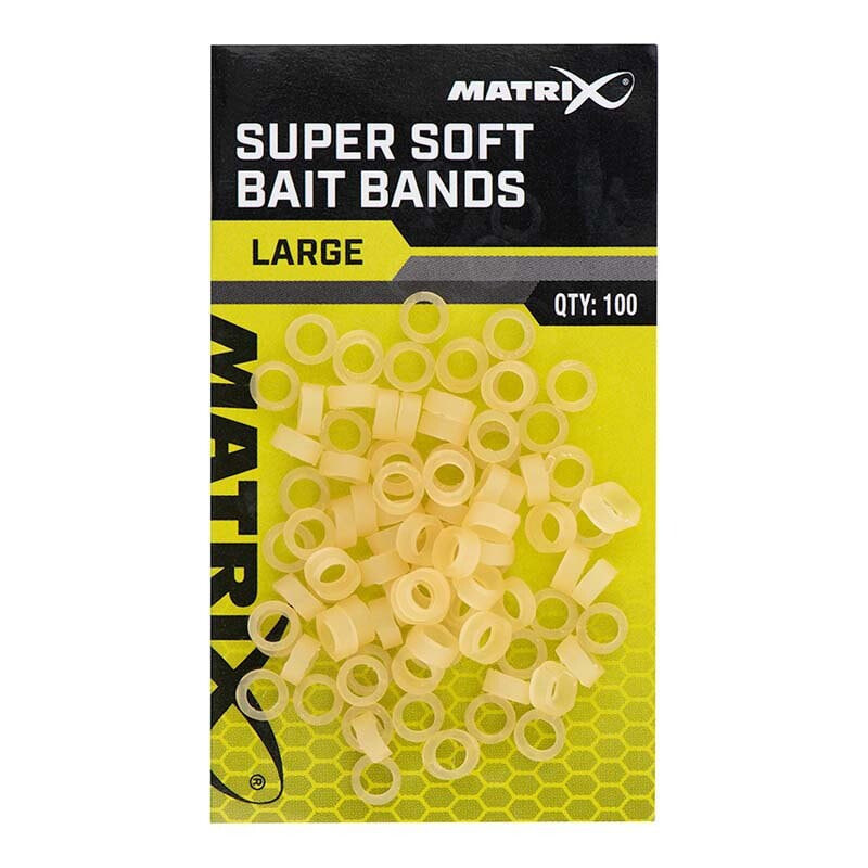 MATRIX FISHING Super Soft Bait Bands 100 Units