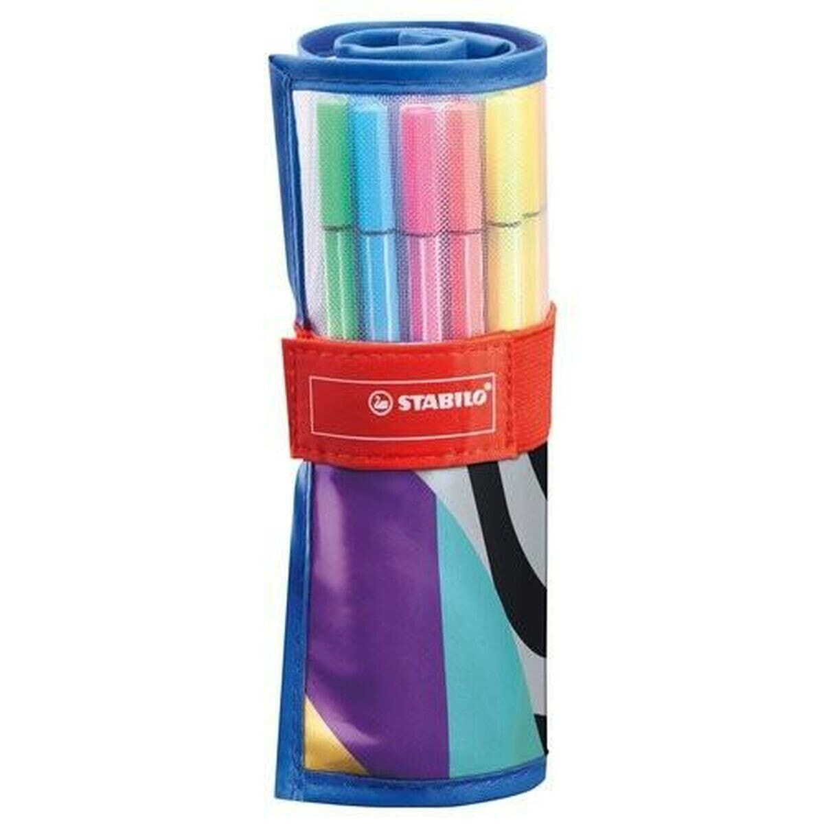 Felt-tip pens Stabilo Pen 68 Rollerset Multicolour (25 Pieces)