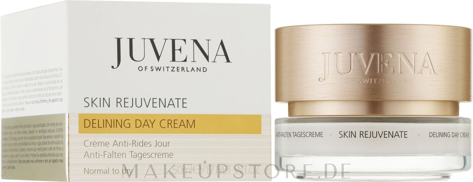 Tägliche verjüngende Gesichtscreme für normale bis trockene Haut - Juvena Rejuvenate & Delining Day Cream Normal to Dry Skin