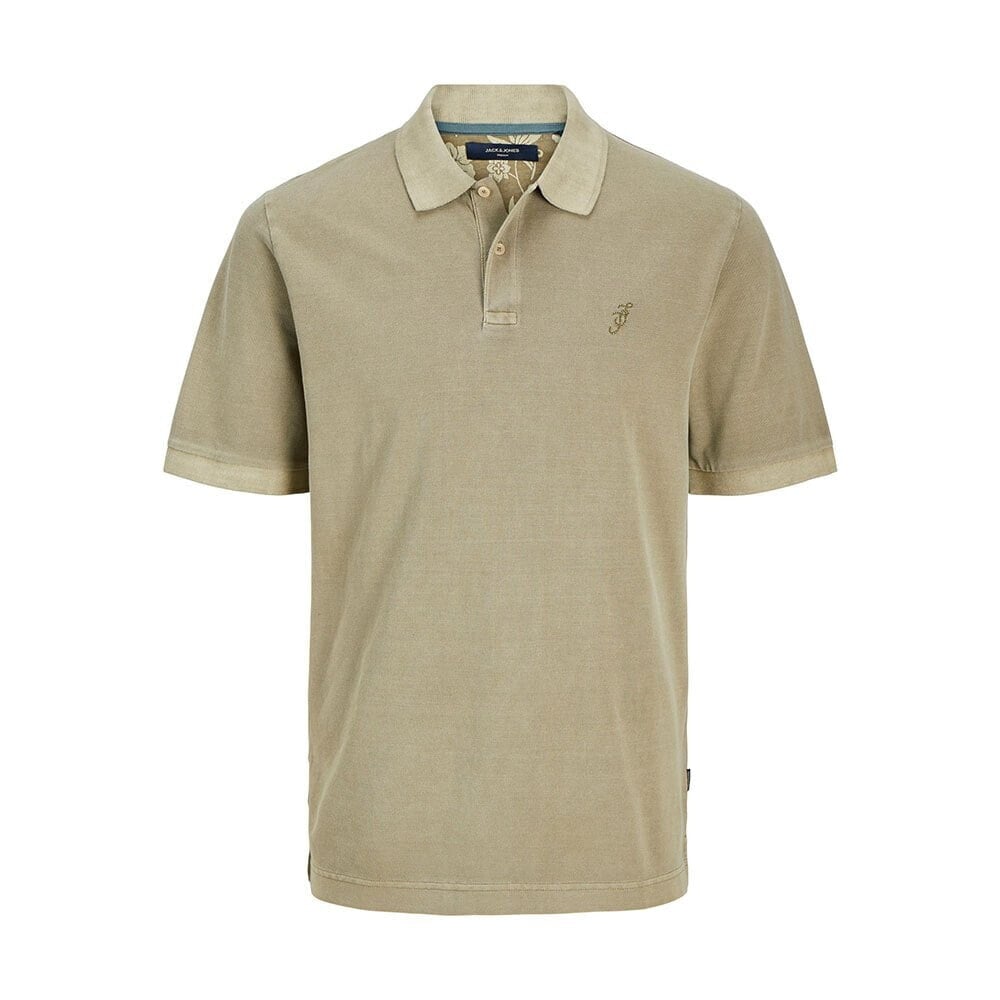 JACK & JONES Bluwilliam Wash Short Sleeve Polo