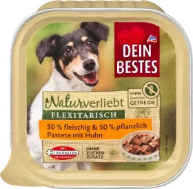 Nassfutter Hund mit Huhn, Naturverliebt Flexitarisch, 150 g