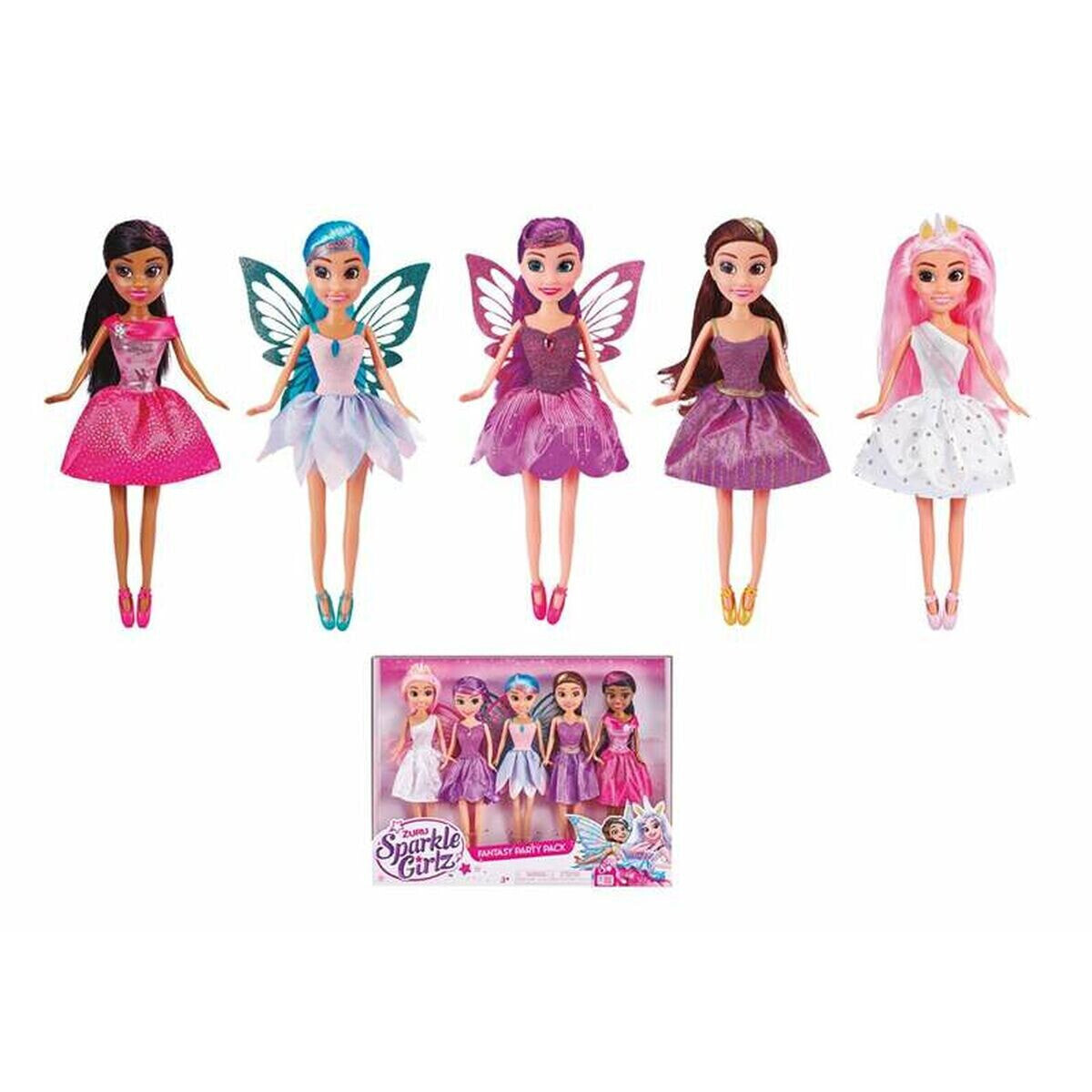 Dolls Set Sparkle Girlz 5 Pieces 25 cm Princess