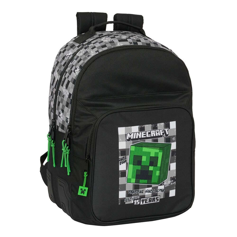 SAFTA Double Minecraft Backpack