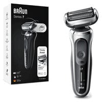 Braun Series 7 71-S1000s - Foil shaver - Silver - AutoSense - 360° Adaptive system - Buttons - LED - Battery