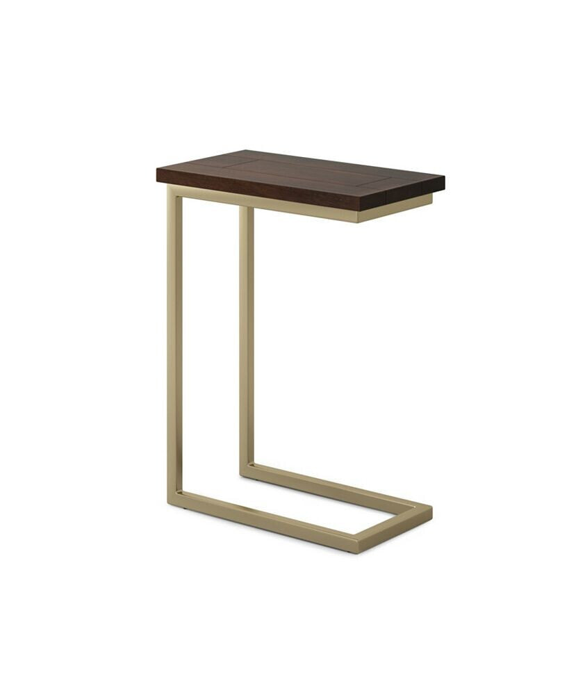 Simpli Home skyler Solid Mango Wood C Side Table