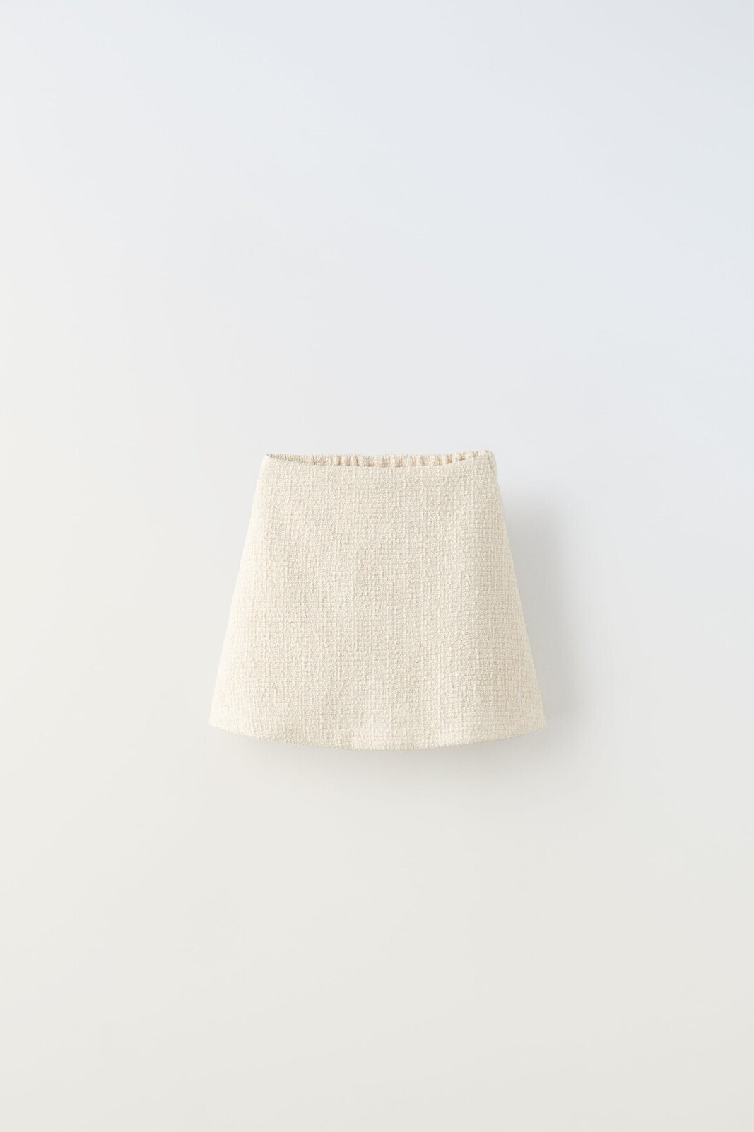 Textured bermuda skort