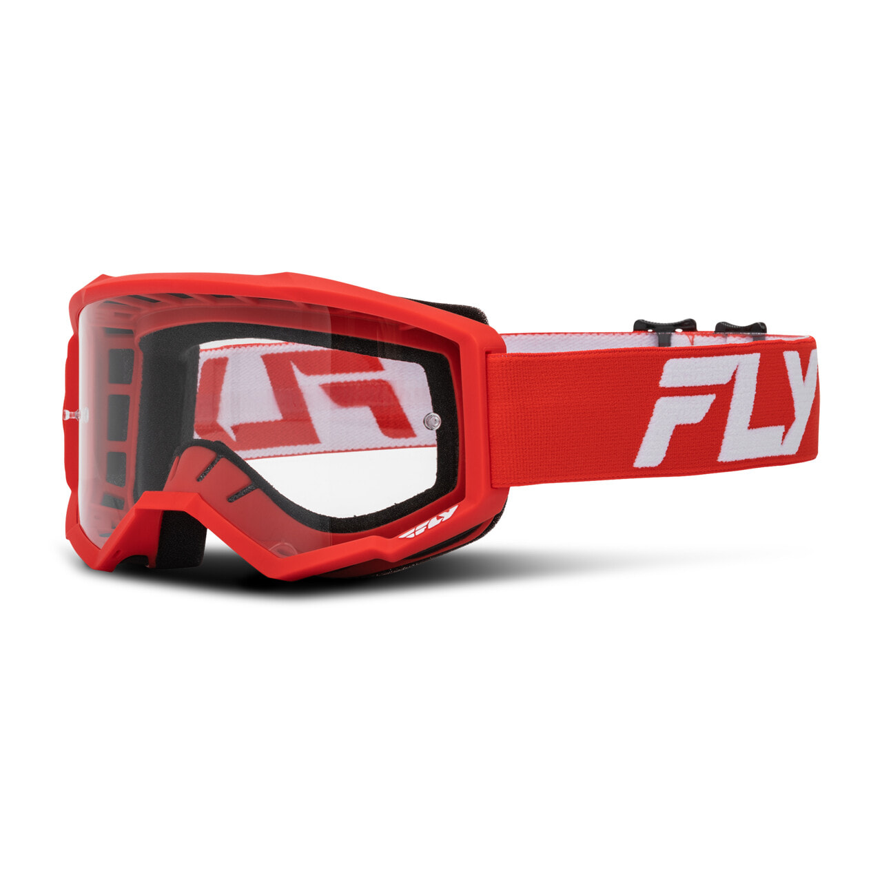 Crossbrille FLY Racing Focus Rot-Weiß