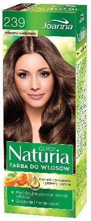 Joanna Naturia Color No.239 Краска для волос основе натуральных растительных компонентов, оттенок молочный шоколад
