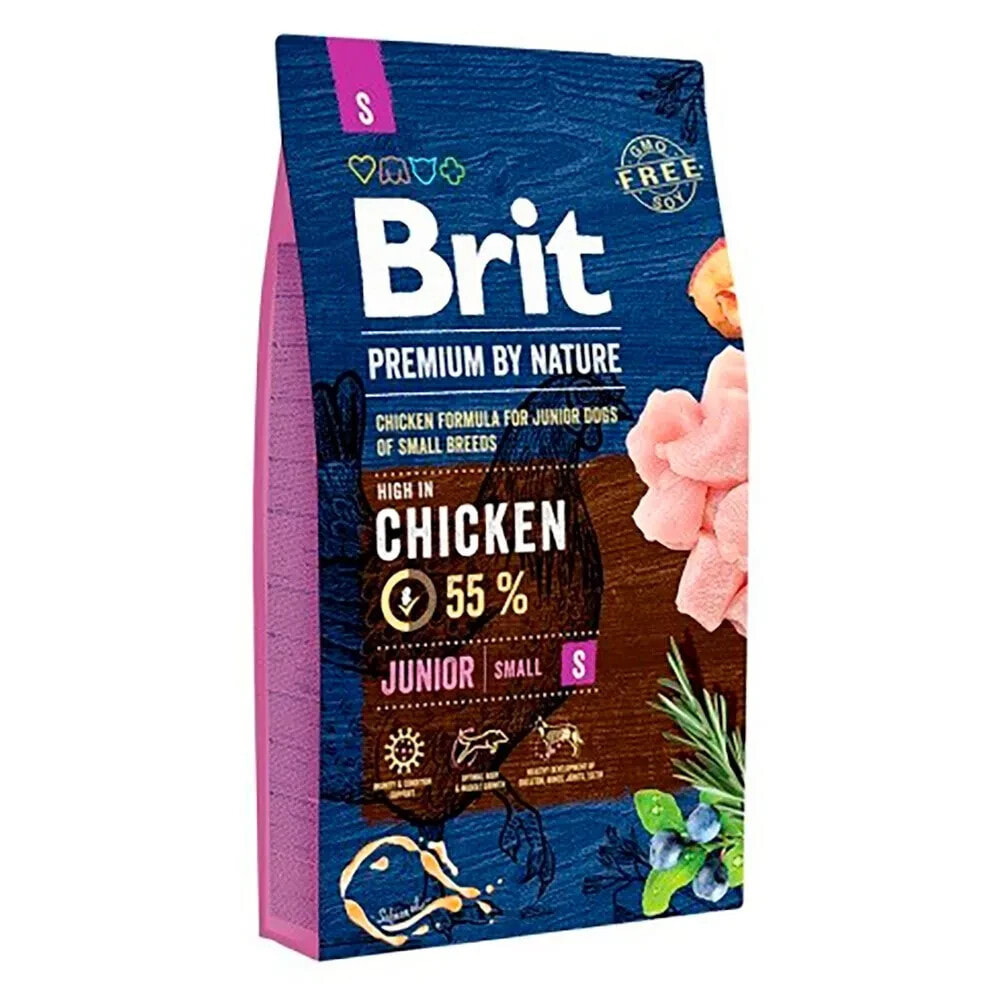 BRIT Premium By Nature Chicken Small Junior 3kg Dog Food