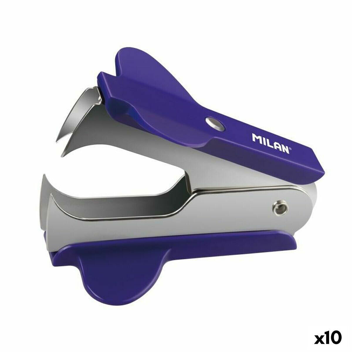 Staple Remover Milan Blue (10 Units)